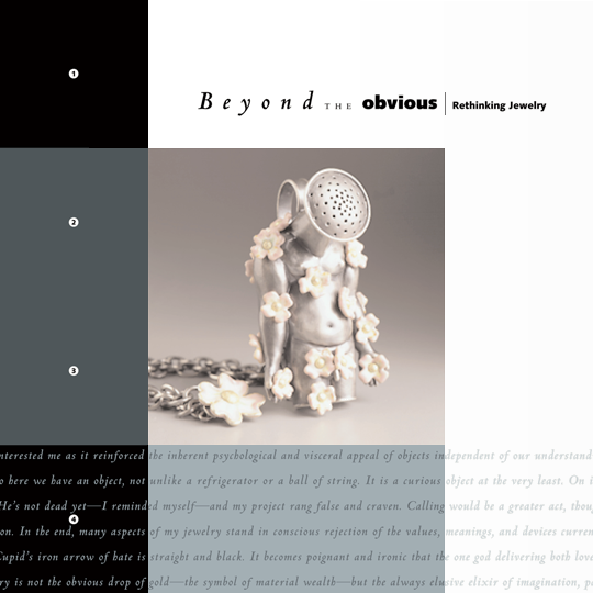 Beyond the Obvious exhibition catalog cover