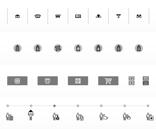 Icon Sets virtual art gallery icons
