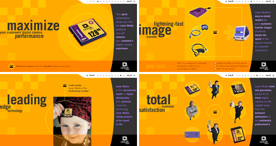 Lexar interactive web-based training module