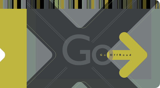 OffRoad website splash screen view