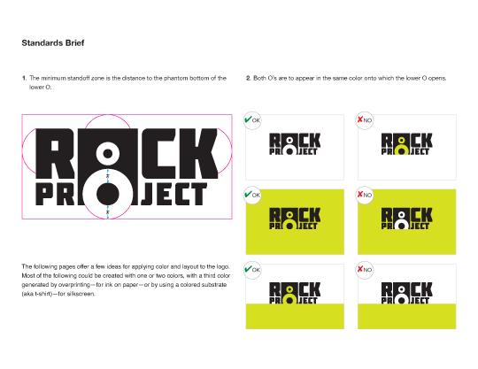 Rock Project standards brief