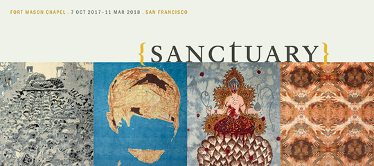 Sanctuary exhibition rack card