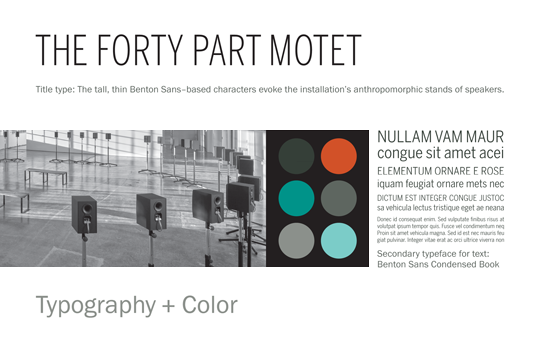 The Forty Part Motet type study